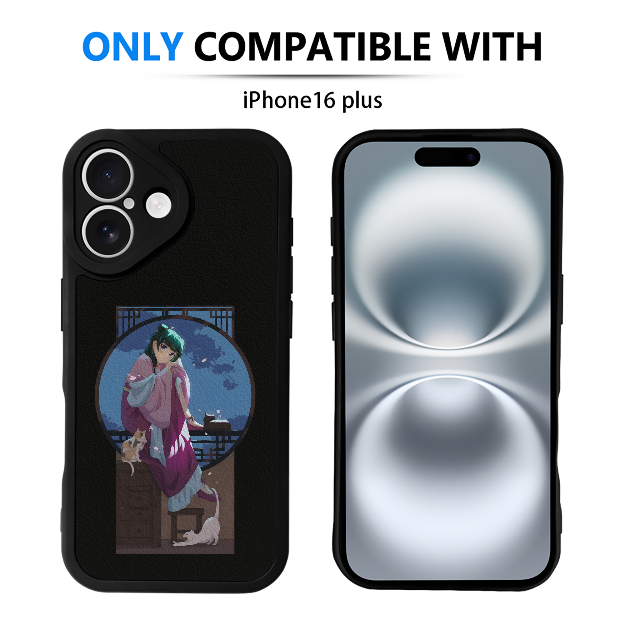 薬屋のひとりごと The Apothecary Diaries 【iPhone 16シリーズ対応】シリコンスマホケース（レザー調） 材質：シリコン